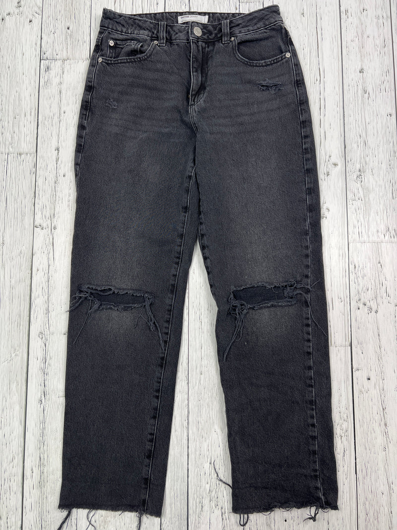 Garage black vintage straight jeans - Hers S/5/27