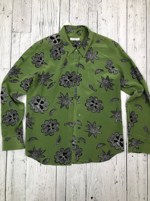 Equipment green dress shirt - Hers M