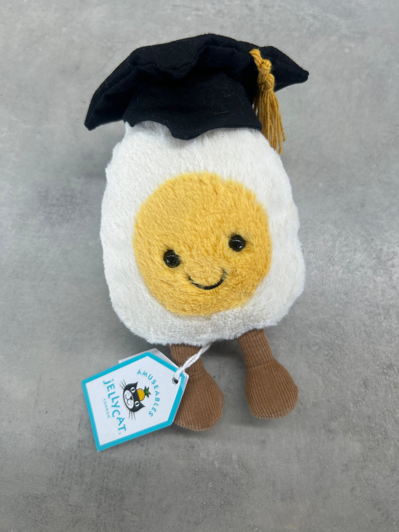 I am Amuseable Boiled Egg Graduation Jellycat