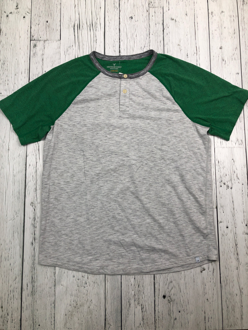 American Eagle grey green t-shirt - His L