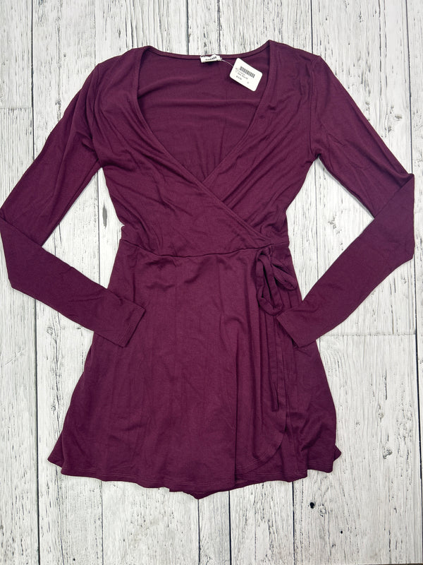 Garage purple long sleeve Romper - Hers XS