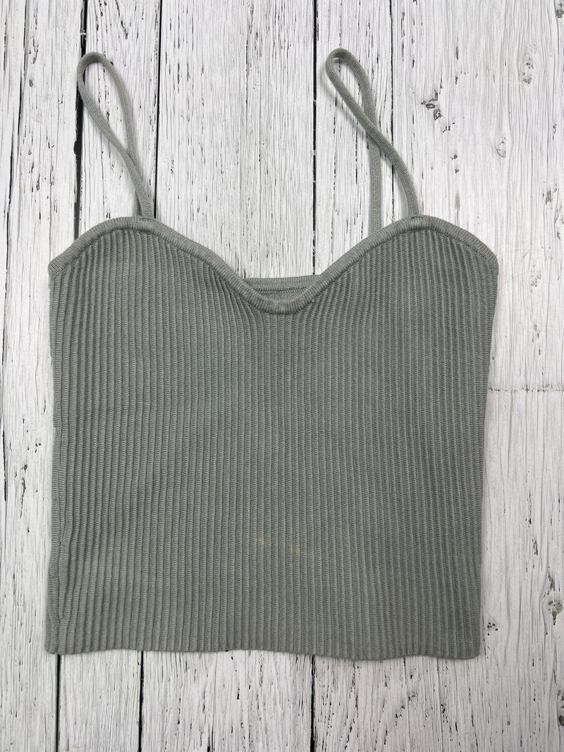 Oak+Fort green tank top - Hers XS