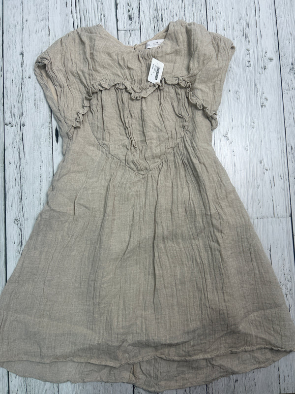 Zara tan dress - Girls 10