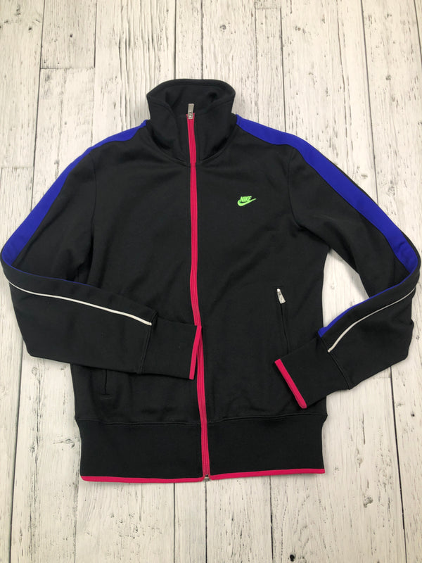 Nike black zip up sweater - Hers M