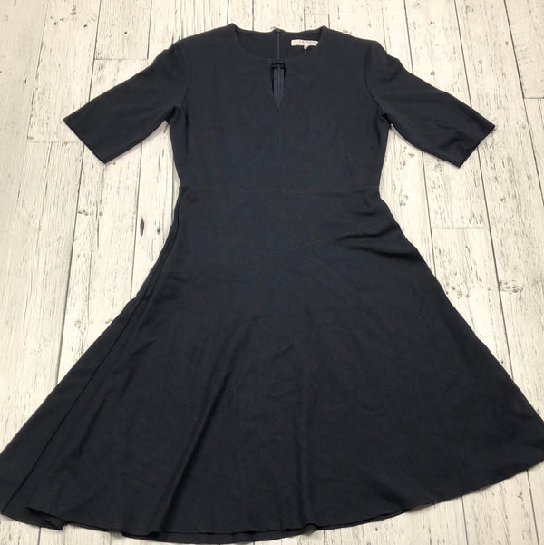 L.K.Bennett Navy Blue Asymmetrical Dress - Hers S/6