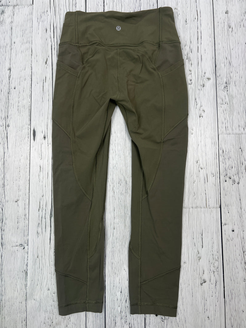 lululemon green leggings - Hers S/6