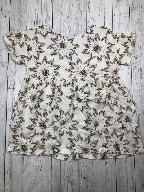 Free People white brown floral shirt - Hers S