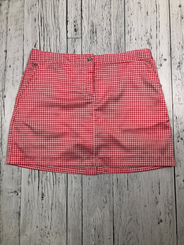 IZOD pink white patterned golf skirt - Hers S/6