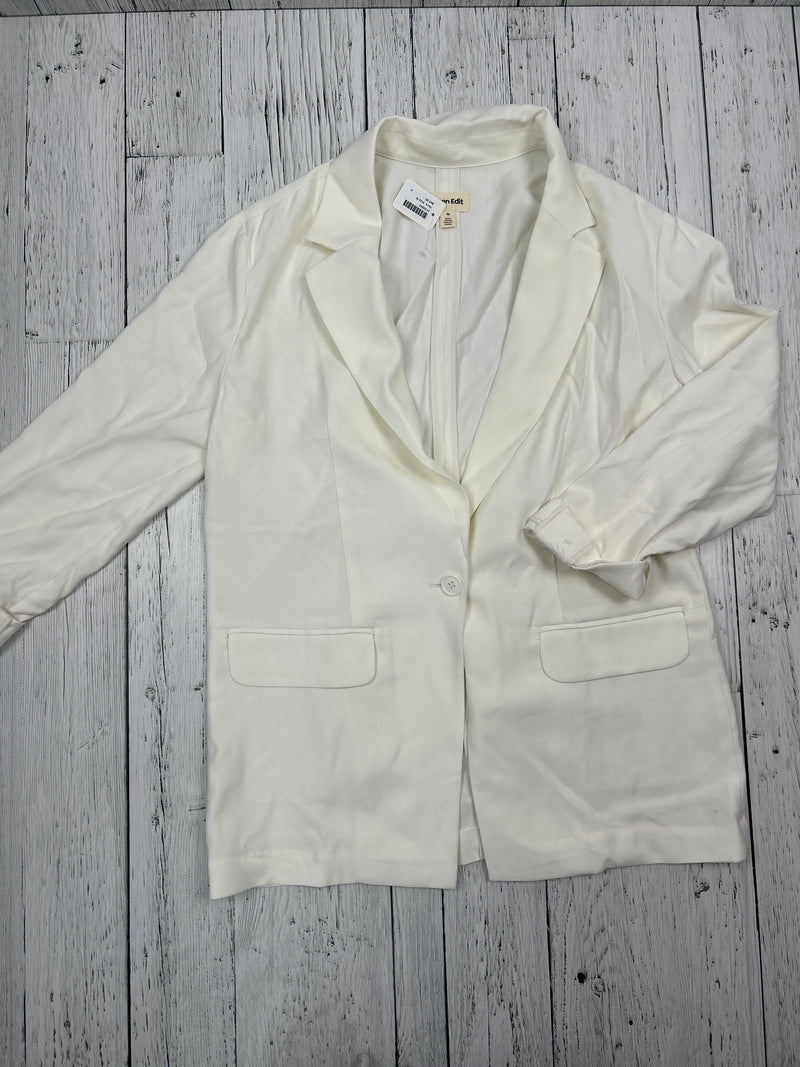 Open exit white blazer - Hers M