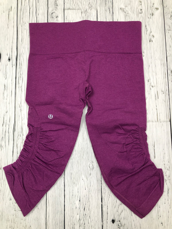 lululemon purple capris - Hers S/6