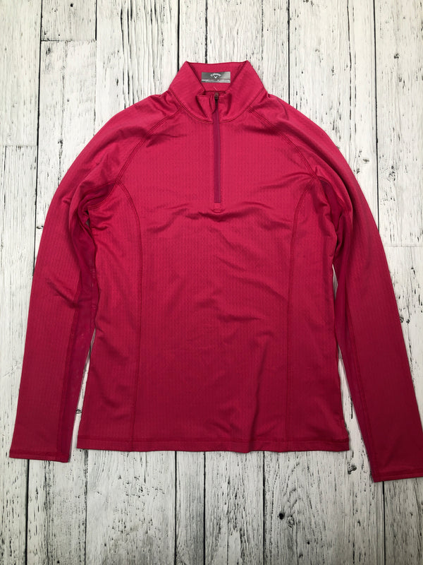 Callaway pink golf long sleeve shirt- Hers M