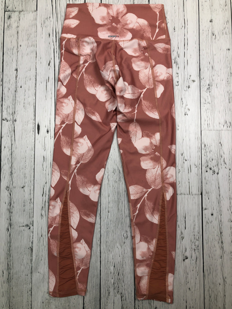 Aerie pink patterned leggings - Hers S