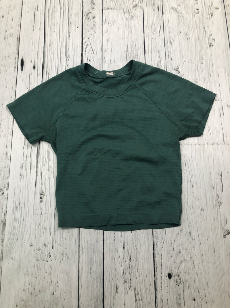 lululemon green cropped t-shirt - Hers XS/2