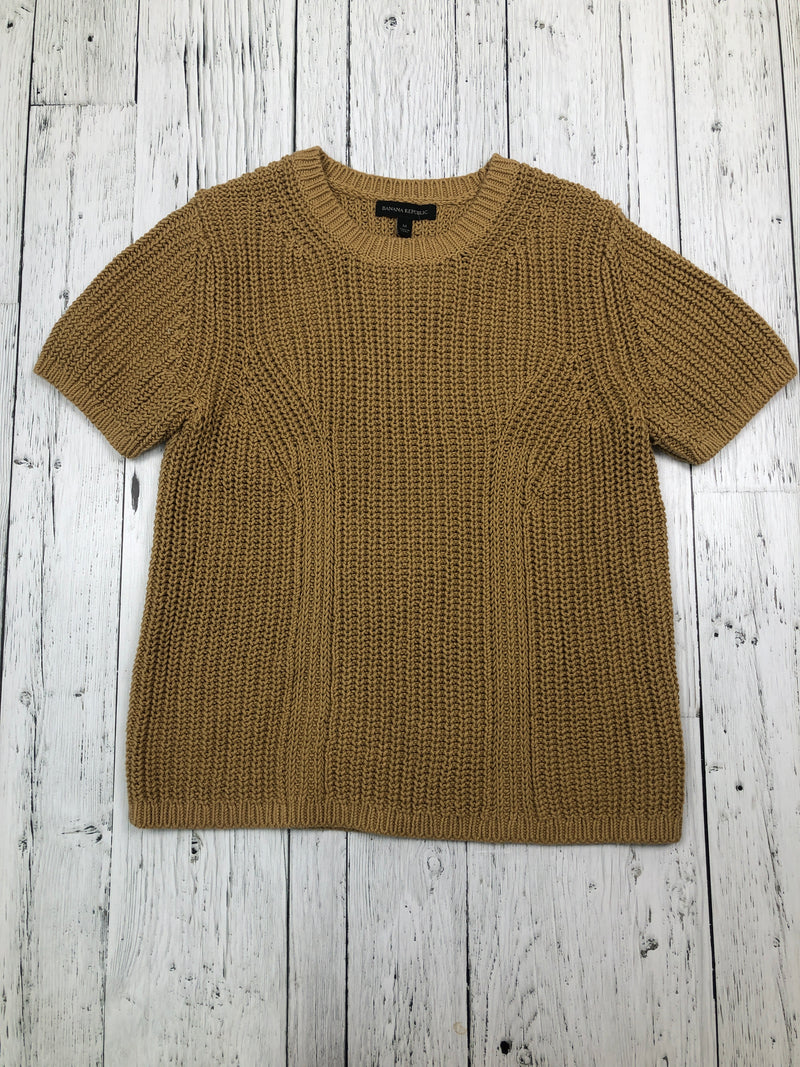 Banana Republic brown knitted shirt - Hers M