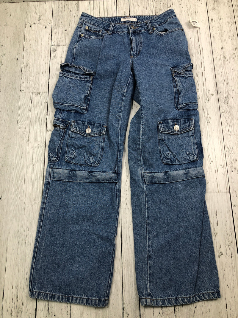 Garage denim blue cargo pants - Hers S/26