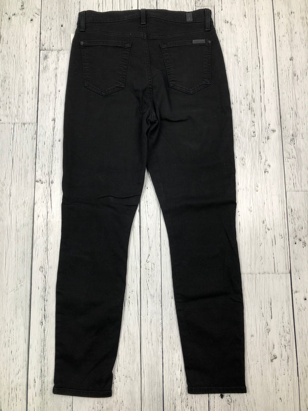 For all 7 mankind black jeans - XS/26