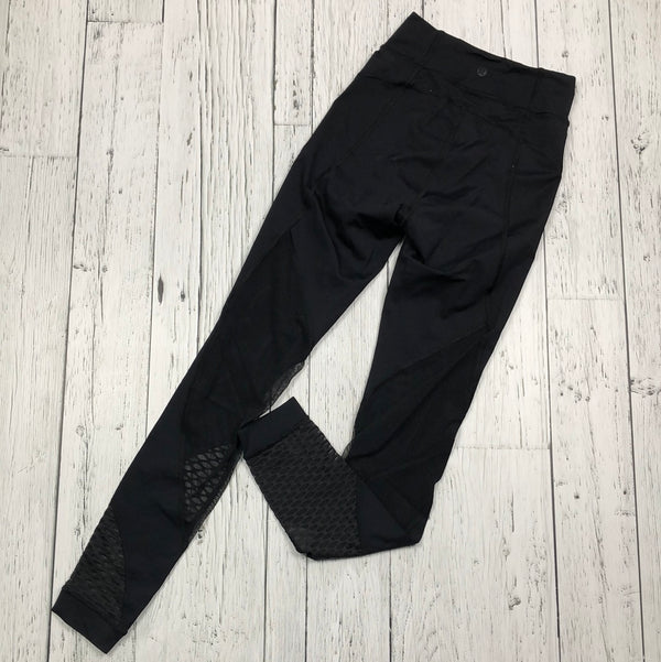 lululemon black sheer leggings - S/4