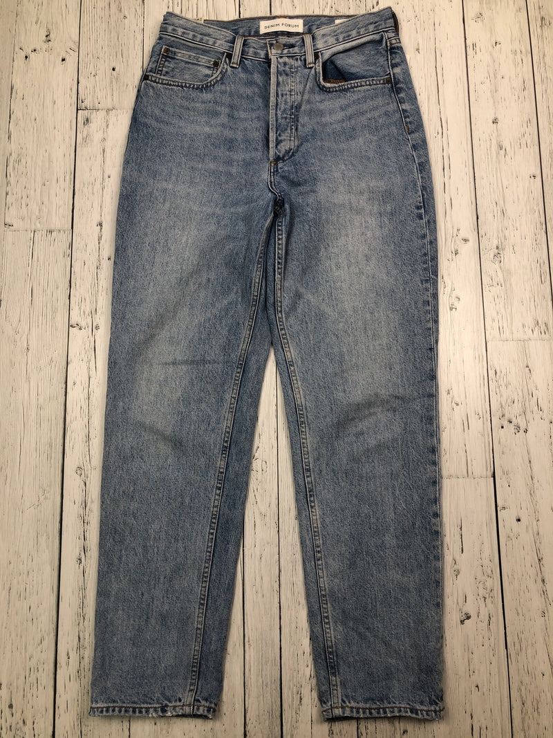 Denim Forum BF high rise loose blue jeans - Hers S/27