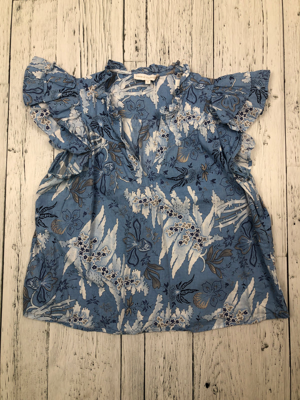 House of Harlow 1960 blue patterned shirt - Hers M