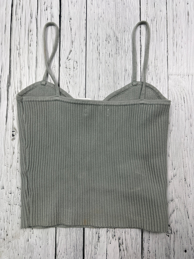 Oak+Fort green tank top - Hers XS