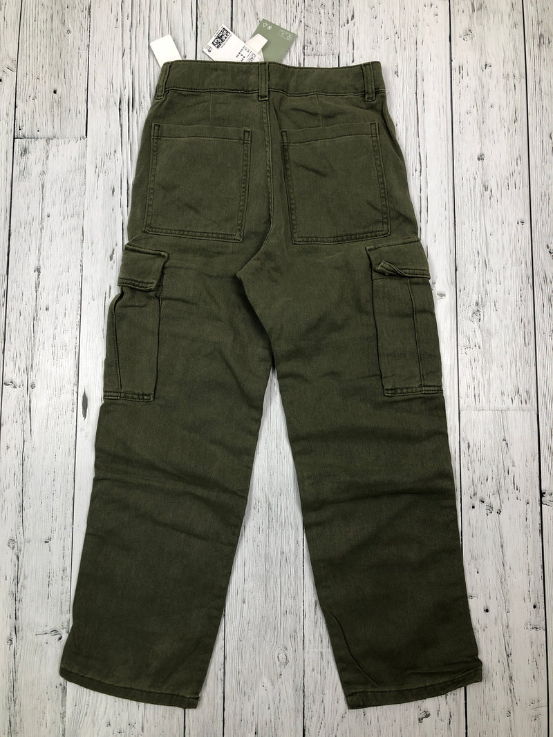 H&M green cargo pants - Boys 8-9