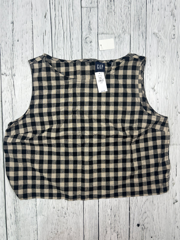Gap plaid crop tank top - Hers L