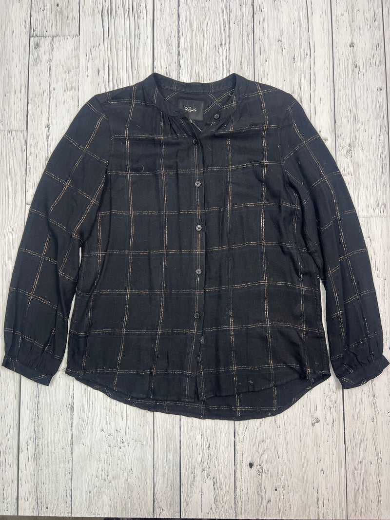 Rails black plaid shirt - Hers XS