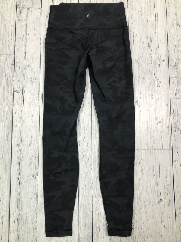 lululemon black camo leggings - Hers S/6