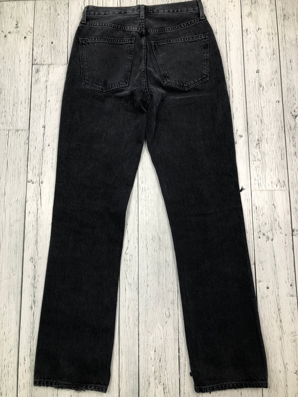 Agolde black distressed jeans - Hers XS/25