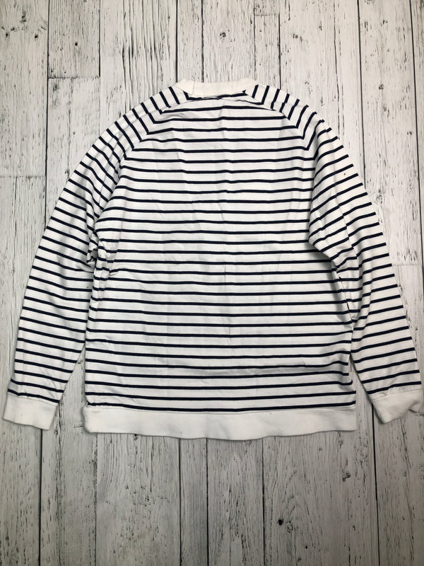 CHRLDR white blue striped shirt - Hers M