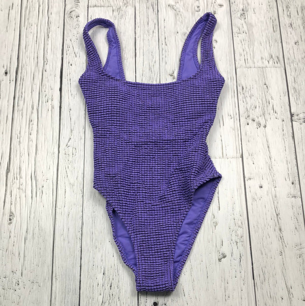 Aerie purple patterned bathing suit - Hers XXS