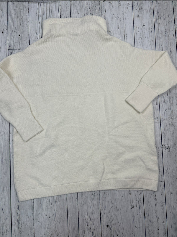Free People white knit sweater - Hers XL