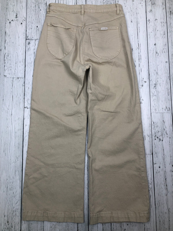 Rolla’S beige high rise wide leg pants - Hers L/31