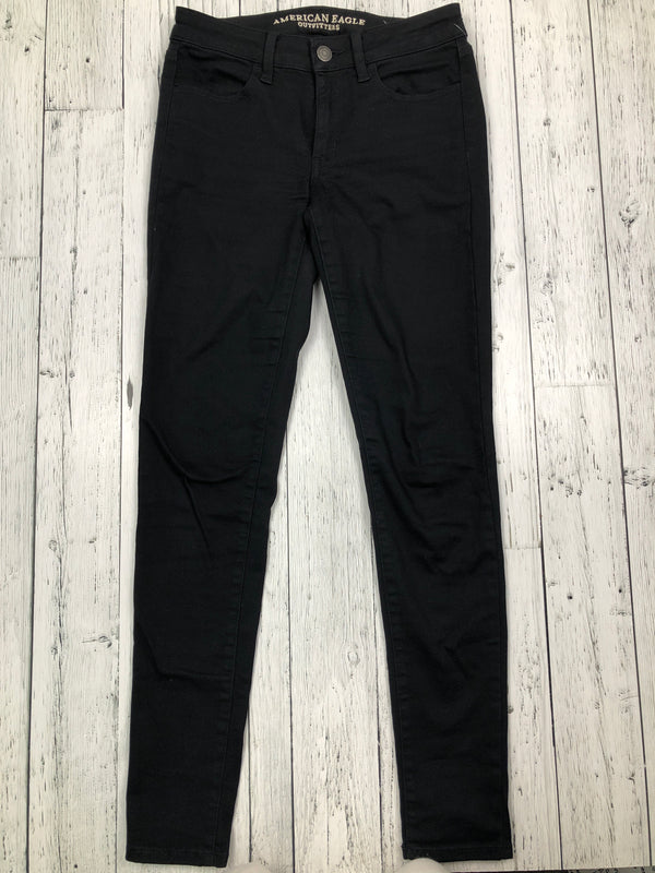 American Eagle black super super stretch jeans - Hers S/6