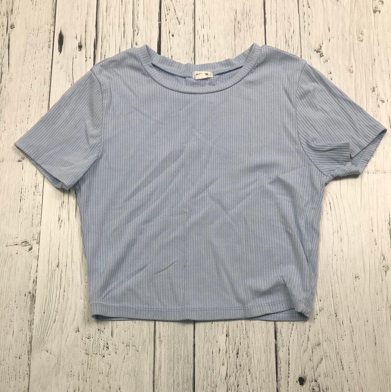 Garage blue cropped t-shirt - Hers XS