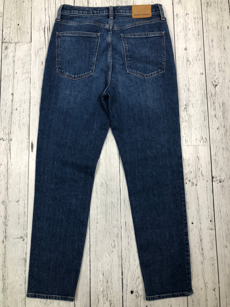 Denim Forum blue high rise slim jeans - Hers M/29