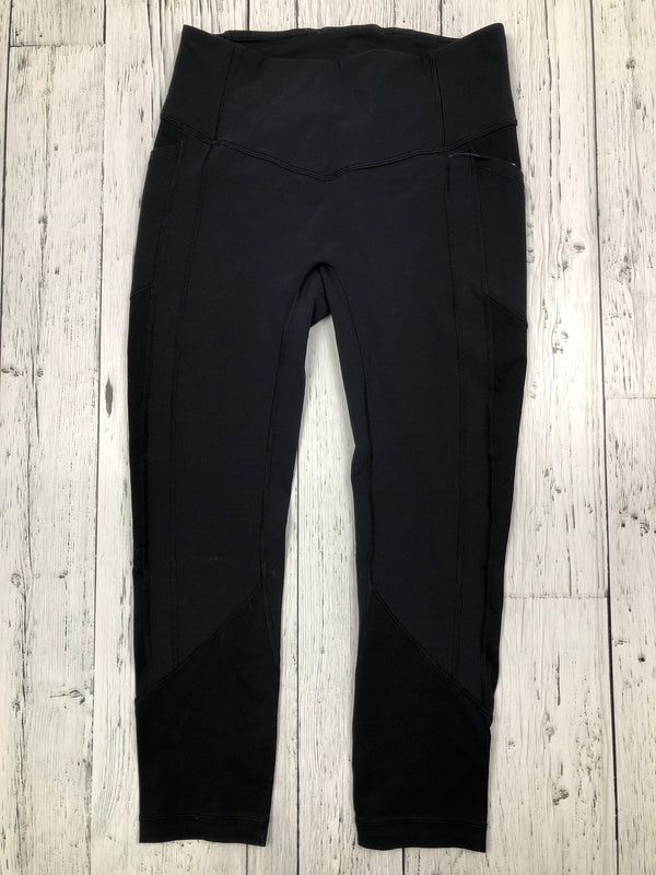 lululemon black capris - Hers M/8