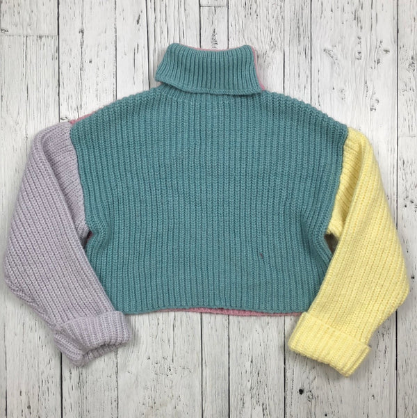 Zara coloured knitted cropped sweater - Girls 11/12