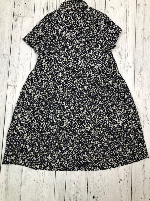 Old navy blue floral dress - Girls 10