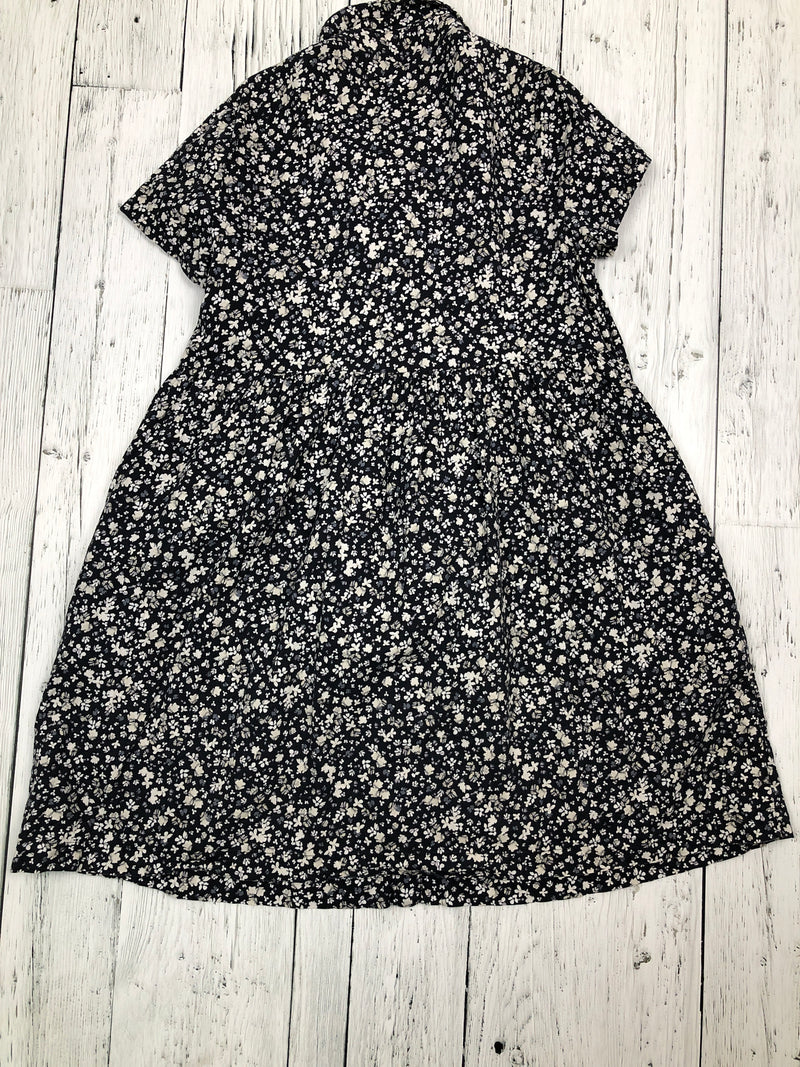 Old navy blue floral dress - Girls 10