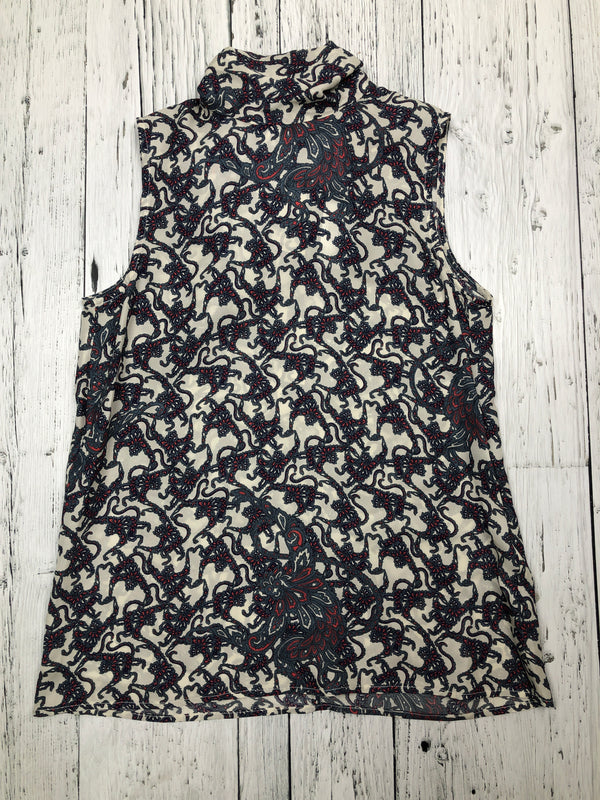 Judith&Charles blue white patterned shirt - Hers S/4