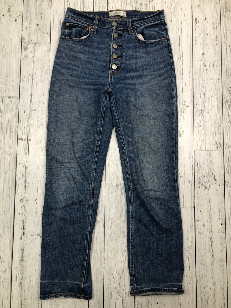 Abercrombie&Fitch blue ultra high rise jeans - Hers XXS/26