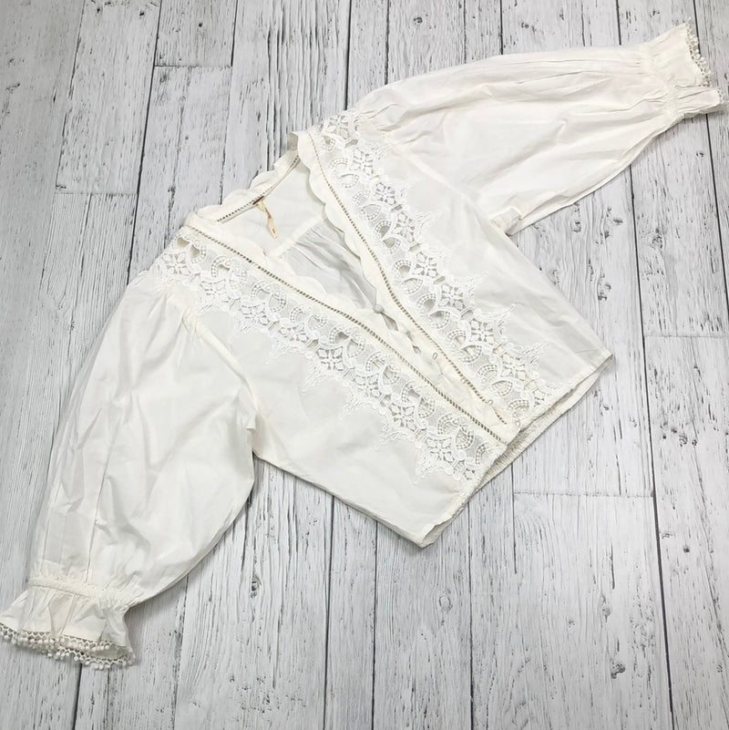 Free People white shirt - Hers S