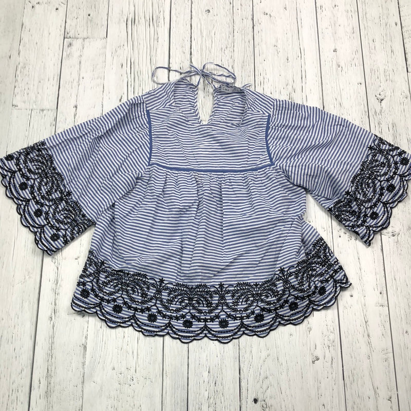 Dex blue white striped shirt - Hers L