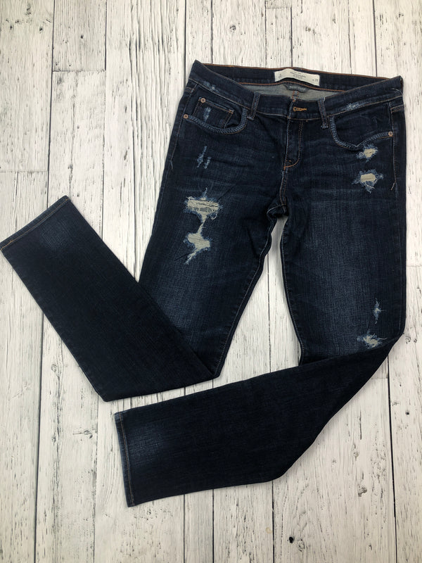 Abercrombie&Fitch distressed blue jeans - Hers S/28