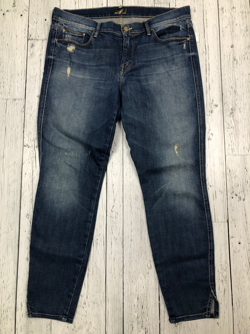 Mother blue distressed jeans - Hers L/32