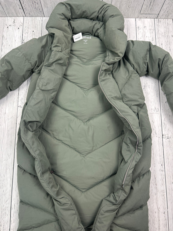 Wilfred Aritzia The duvet puffer in green - Hers XXS