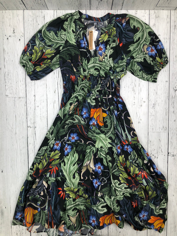 Conditions apply green floral dress - Hers XS/0