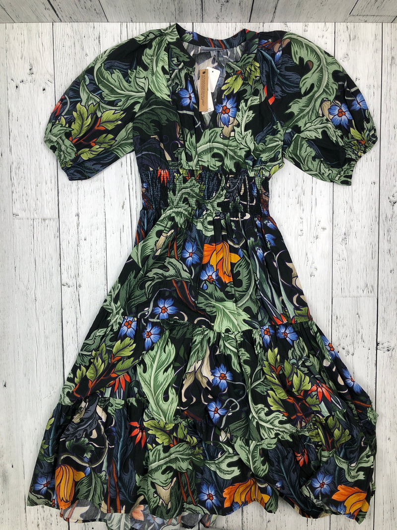 Conditions apply green floral dress - Hers XS/0