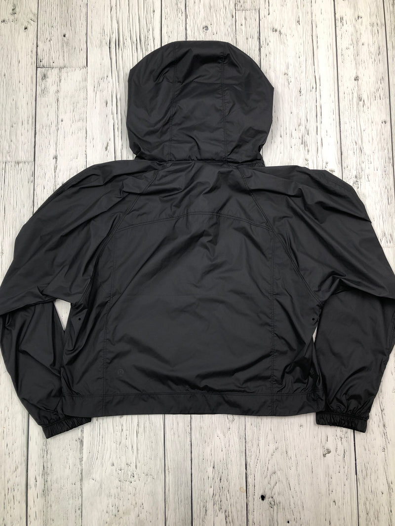 lululemon black cropped wind breaker - Hers S/6